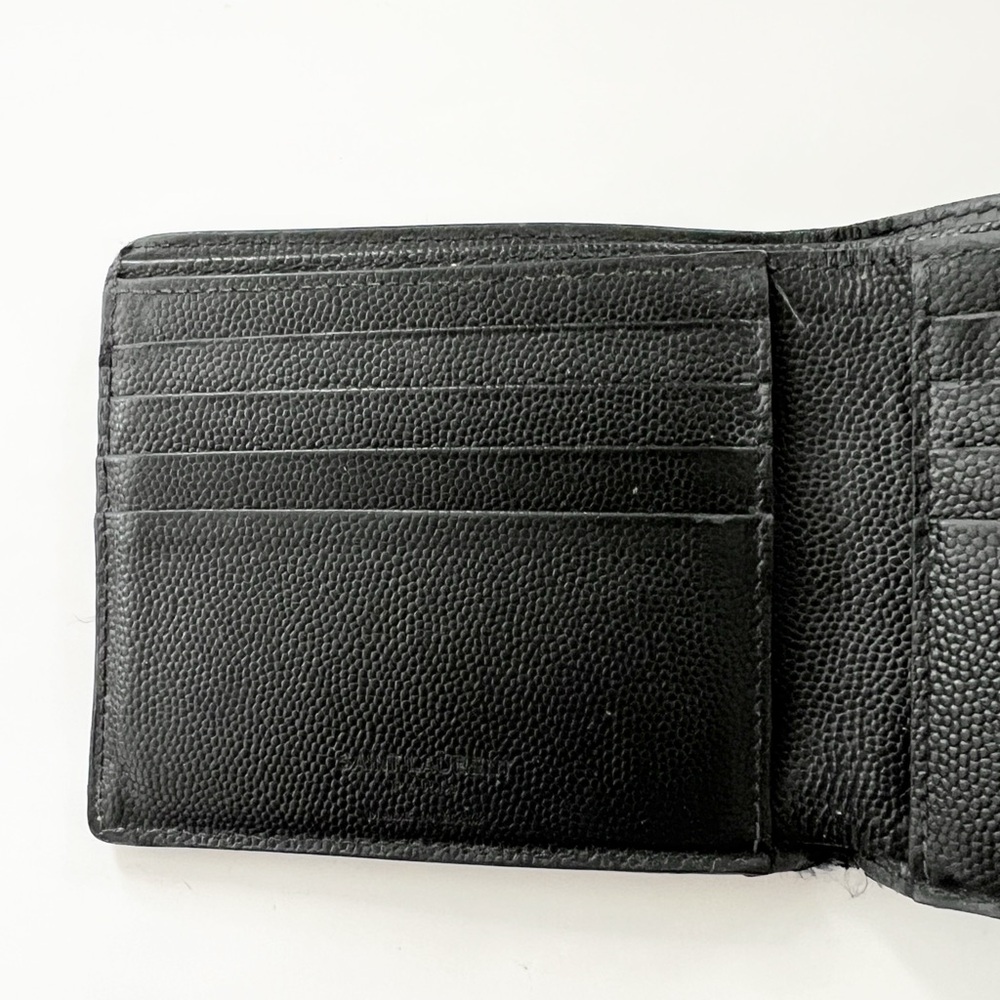 Saint Laurent Paris East/West Black Leather Wallet - Picture 6 of 11